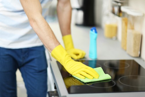 Deep carpet cleaning service in a Greenwich apartment setting