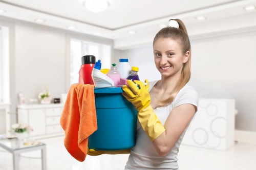 Local carpet cleaning team in SE10 assessing carpet fibre and condition