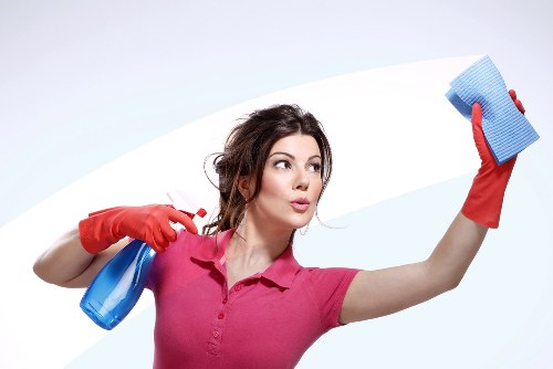 Reliable cleaners working in a local SE10 commercial office space