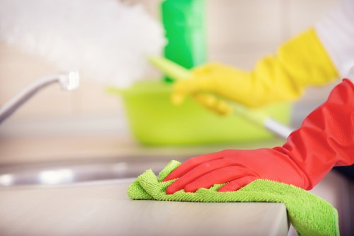 Commercial hard floor cleaning for a Greenwich SE10 business interior